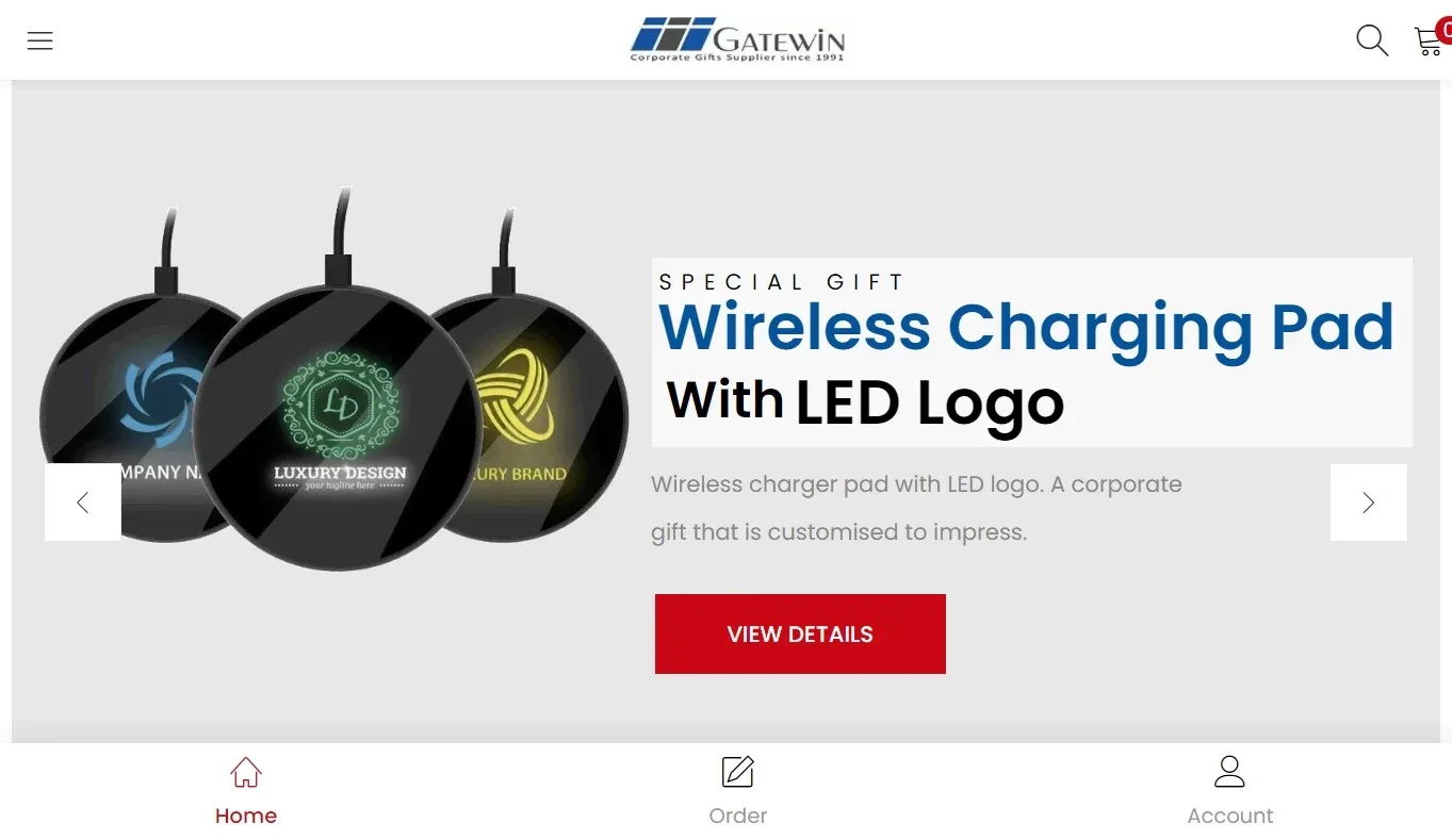 Gatewin website screenshot